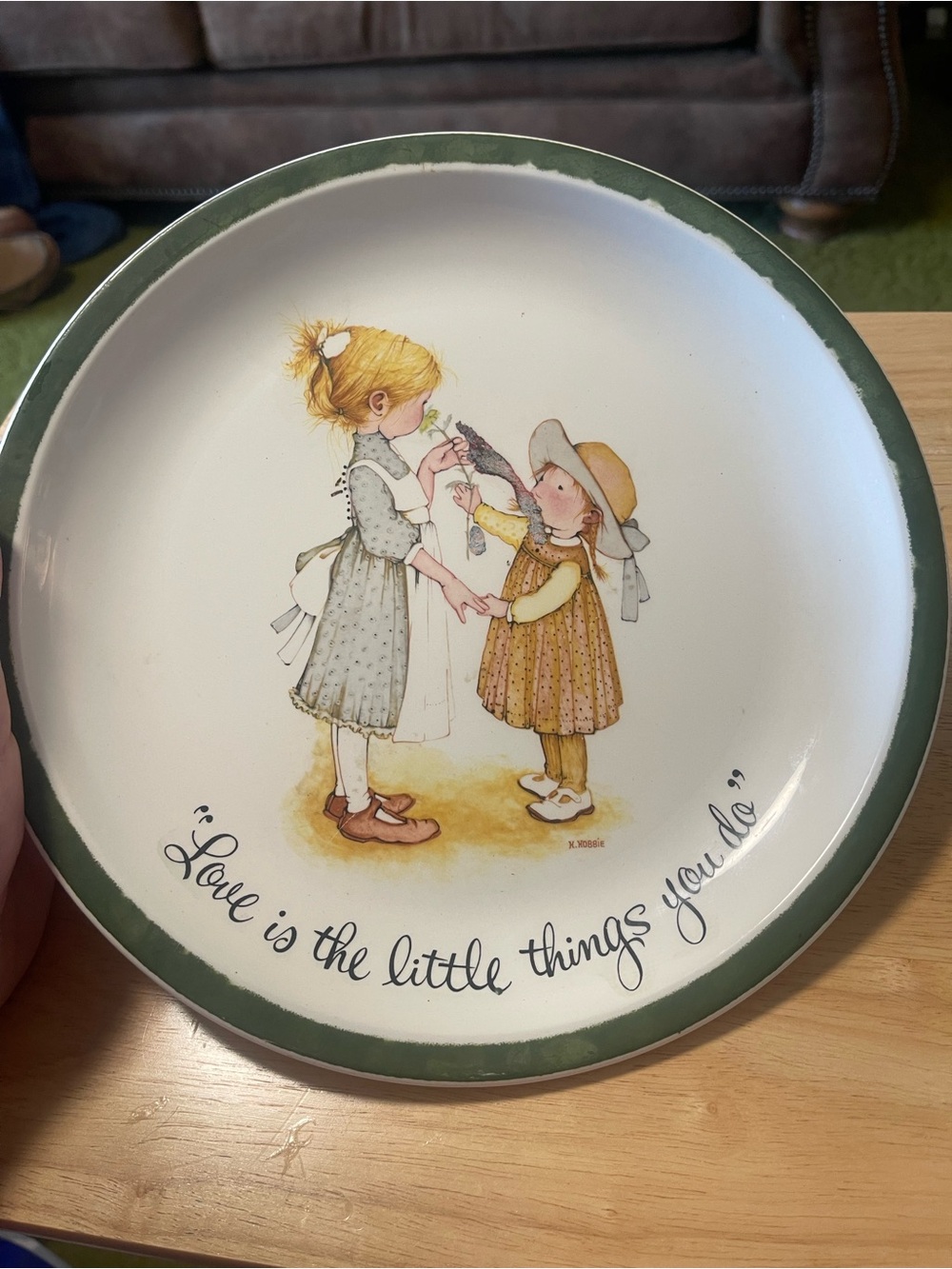 Vintage Holly Hobbie Collector’s Edition Decorative Plate 10” 1972